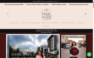 Magic World Flowers of Euless website