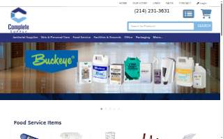 Complete Supply, Inc. website