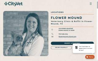 CityVet | Flower Mound website