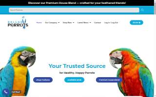 Dallas Parrots website
