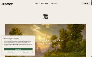 GDS Wealth Management website