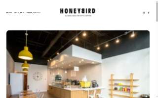 Honeybird Sandwiches.Donuts.Coffee - Flower Mound website