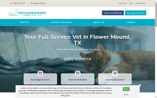 South Flower Mound Animal Hospital website