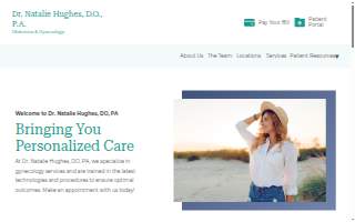 Dr. Natalie Hughes, DO, PA website