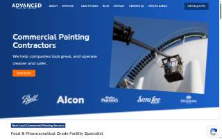 Advanced Painting Service website
