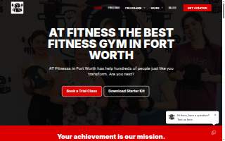AT Fitness website