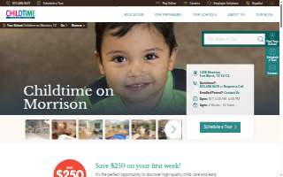 Childtime on Morrison website
