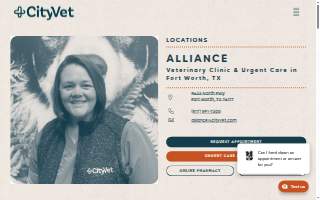 CityVet | Alliance Veterinary Clinic & Urgent Care website