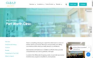 CLEAR eye + optical website