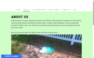 cleburne septic website