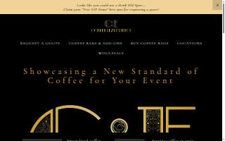 Coffee Experience website