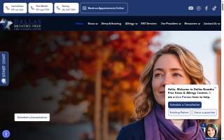 Dallas Breathe Free Sinus & Allergy Centers - Fort Worth website