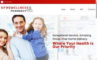 DFW Wellness Pharmacy website