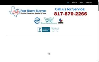 Fort Worth Electric website