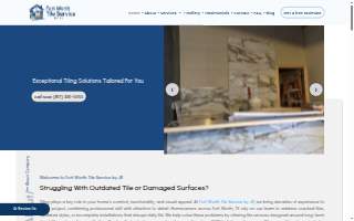 Fort Worth Tile Service by JR website