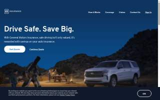 General Motors Insurance website