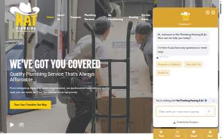 Hat Plumbing, Heating & Air website
