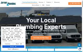 Joyner Plumbing website
