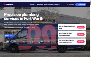 Mother Modern Plumbing, Sewer & Drain of Fort Worth website