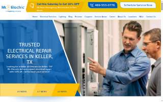 Mr. Electric of Keller website