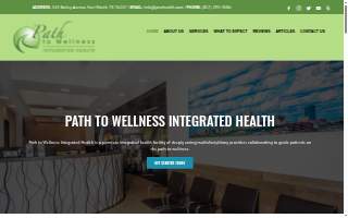 Path To Wellness Integrated Health website