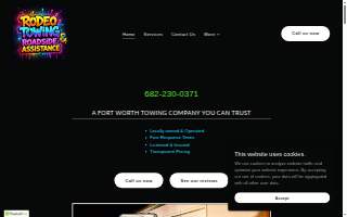 Rodeo Towing & Roadside Assistance website