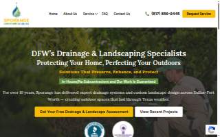 Sporange Landscape and Drainage website