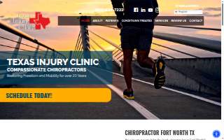 Texas Injury Clinic website