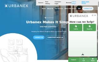 Urbanex Pest Control of Fort Worth website