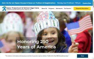 Xplor Preschool of Fort Worth - Parkwood Hill Blvd website