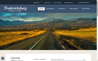 Fredericksburg Funeral Home website