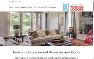 Hill Country Windows & Doors website