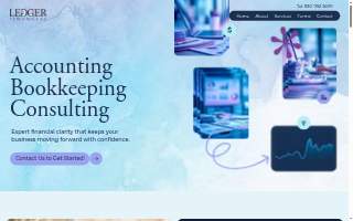 Ledger Financial website