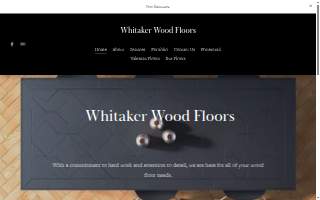 Whitaker Wood Floors website