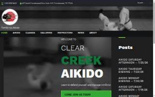 Clear Creek Aikido website