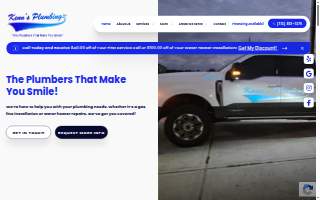 Kenn's Plumbing Inc. website