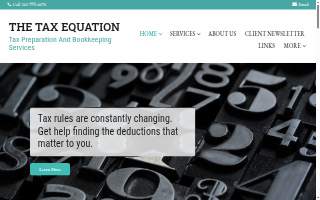 The Tax Equation LLC website