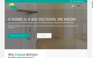 Atchison Home Inspections website