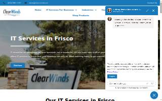Clear Winds Technologies of Frisco website