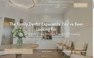 Frisco Family Dentistry website