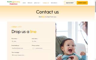 Health and Healing Pediatrics, Frisco website