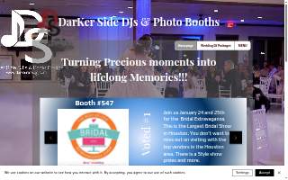 DarKer Side DJs & Photo Booths website