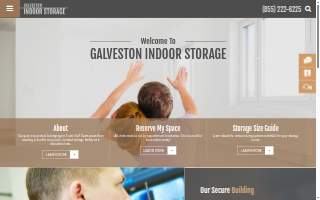 Galveston Island Storage website