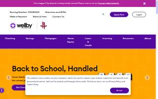 Wellby Financial of Galveston website