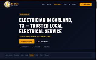 Big State Electricians-Garland website