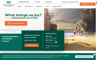 Christian Brothers Automotive Garland website