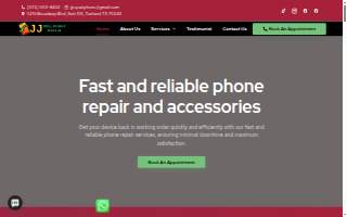 JJ CELL PHONE REPAIR website