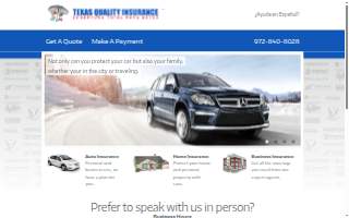 Texas Quality Insurance of Garland website