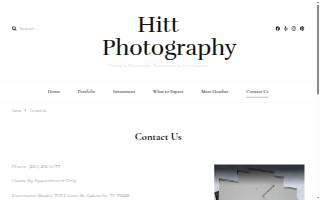 Hitt Photography LLC website