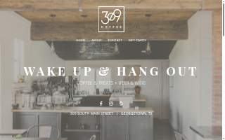 309 Coffee website